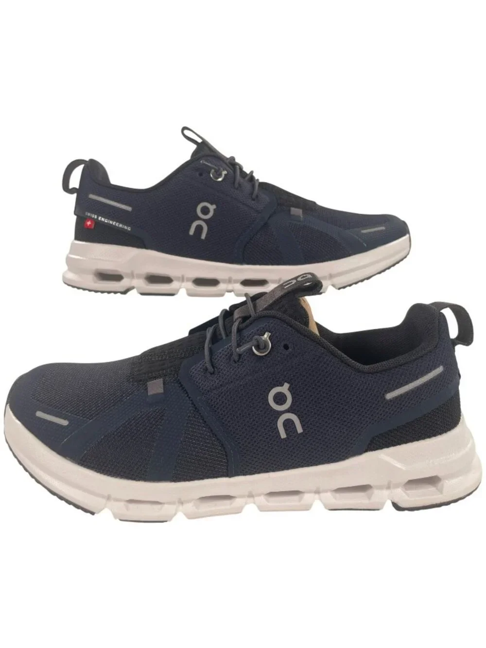 On Cloud Sky Running Athletic Shoes Midnight/Black Sporty Youth Kids Size 5 NEW
